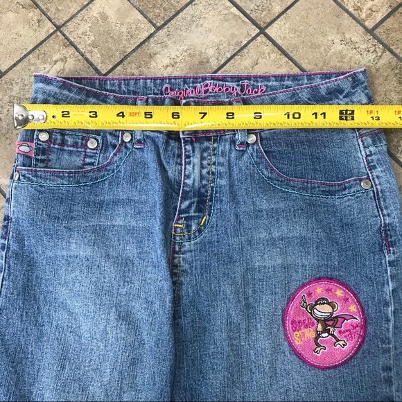 Vintage Bobby Jack Monkey Capri Denim Jeans - Picture 9 of 12